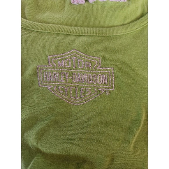 Harley Davidson Green Tank Top - Picture 6 of 6